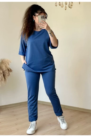 Duble Paça Takım Mavi
