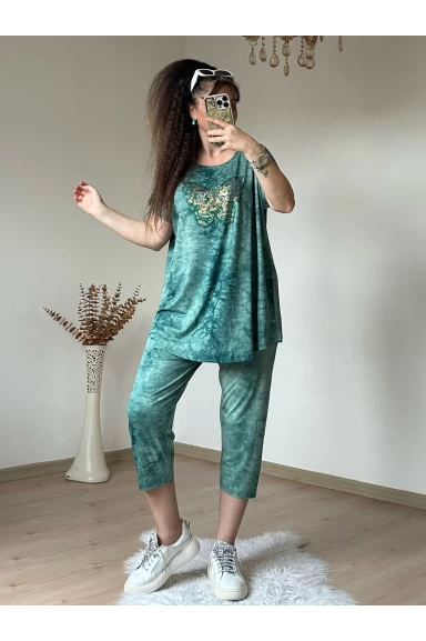 Kaprı Yeşil Taşlı Takım