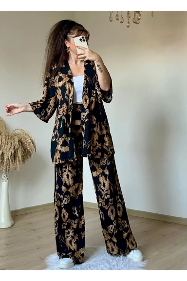 Motif Desen Kımono Takım