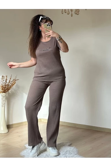 Ön Yazılı Kaskorse Takım Kahve