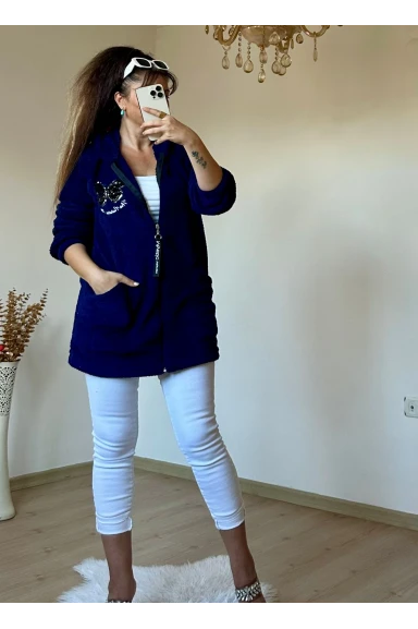 Pullu Kelebek Pelus Mont Lacivert