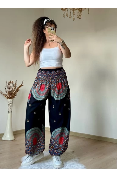 Siyah Bohem Şalvar