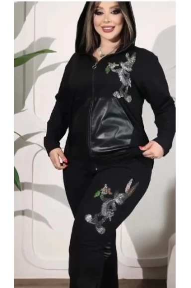 Taşlı Rabit Desen Takım