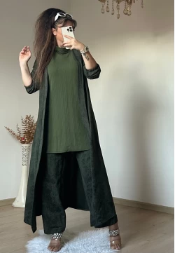 3 lü Tunık Takım Yesıl