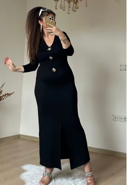 Deniz Yıldızı Elbıse Siyah