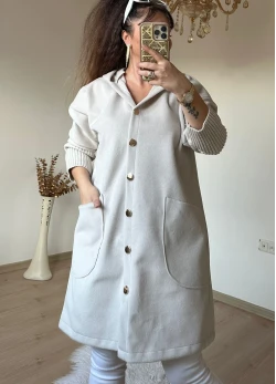 Angora Mevsımlık Kaban Bej