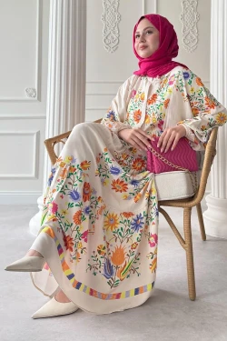 Bahar Elbise Krem