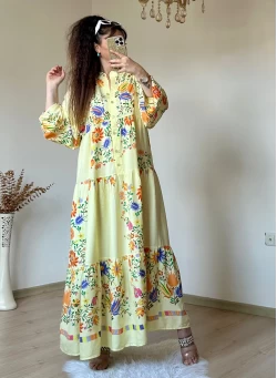 Bahar Elbise Sarı