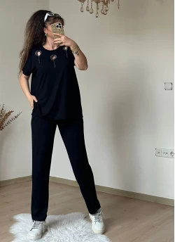 Halka Detaylı Taşlı Takım
