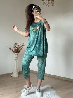 Kaprı Yeşil Taşlı Takım