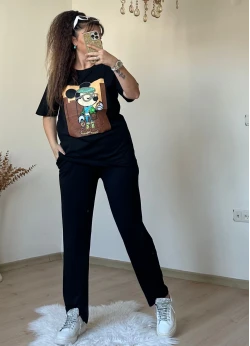 Karakter Baskılı Taşlı Takım