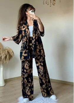 Motif Desen Kımono Takım
