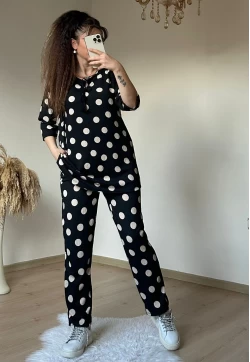 Puanlı Desen Burumcuk Takım