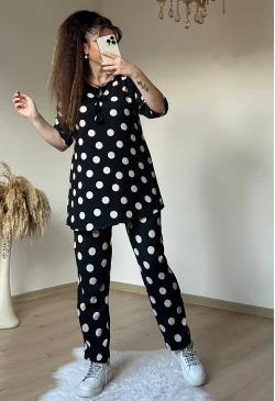 Puanlı Desen Burumcuk Takım
