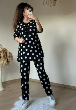 Puanlı Desen Burumcuk Takım