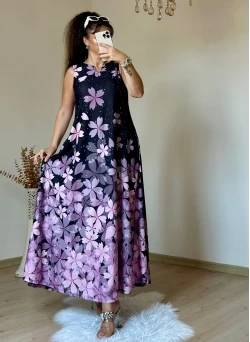 Lilac Floral Dress
