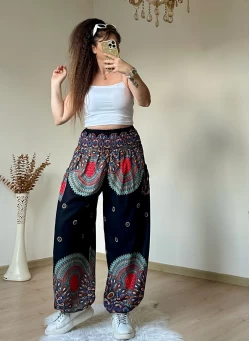 Siyah Bohem Şalvar