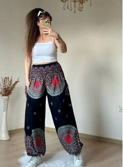 Siyah Bohem Şalvar