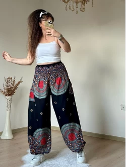 Siyah Bohem Şalvar