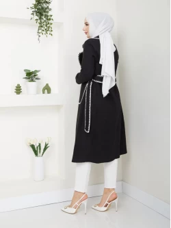 Siyah Kaşe Kaban