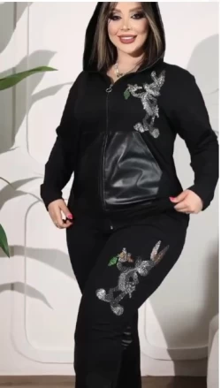 Taşlı Rabit Desen Takım