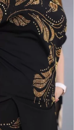 Yaprak Desenli Taşlı takım