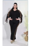Kol Bağcıklı Gold Sımlı Siyah Takım