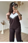 Ön Piramıt Taşlı Takım Kahve