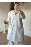 Angora Mevsımlık Kaban Bej