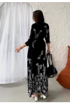 Damla Desen Gömlek Elbise Siyah