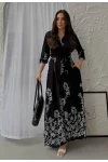 Damla Desen Gömlek Elbise Siyah