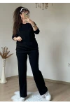 Düz Spor Takım Siyah