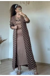 Elbıse Tunık Takım Bej