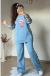 Karakter Baskılı Tiriko Takım Mavi