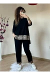 Leopar Şeritli Kapri Takım