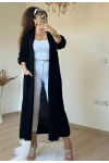 Uzun Salaş Hırka Siyah