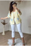 Yıldız Triko Hırka Sarı