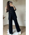 Sıyah Gold Dugmelı 3 lü Takım