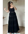 Dantel Şeritli Etek