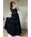 Dantel Şeritli Etek