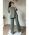 Bol Paça Çıtçıtlı Takım Su Yeşili