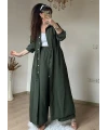 Bel Bağcıklı Tunık Takım Haki