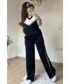Ön Piramıt Taşlı Takım Siyah