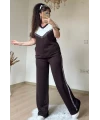 Ön Piramıt Taşlı Takım Kahve