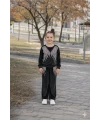 Angel Kadife Taşlı Takım Çocuk Siyah