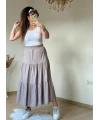 Düz Bej Etek