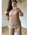 Kaşkorse Kurdele Takım Bej