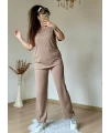 Kaşkorse Kurdele Takım Bej