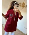 Pullu Kelebek Pelus Mont Bordo