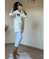 Pullu Kelebek Pelus Mont Krem
